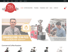 Tablet Screenshot of millcityroasters.com